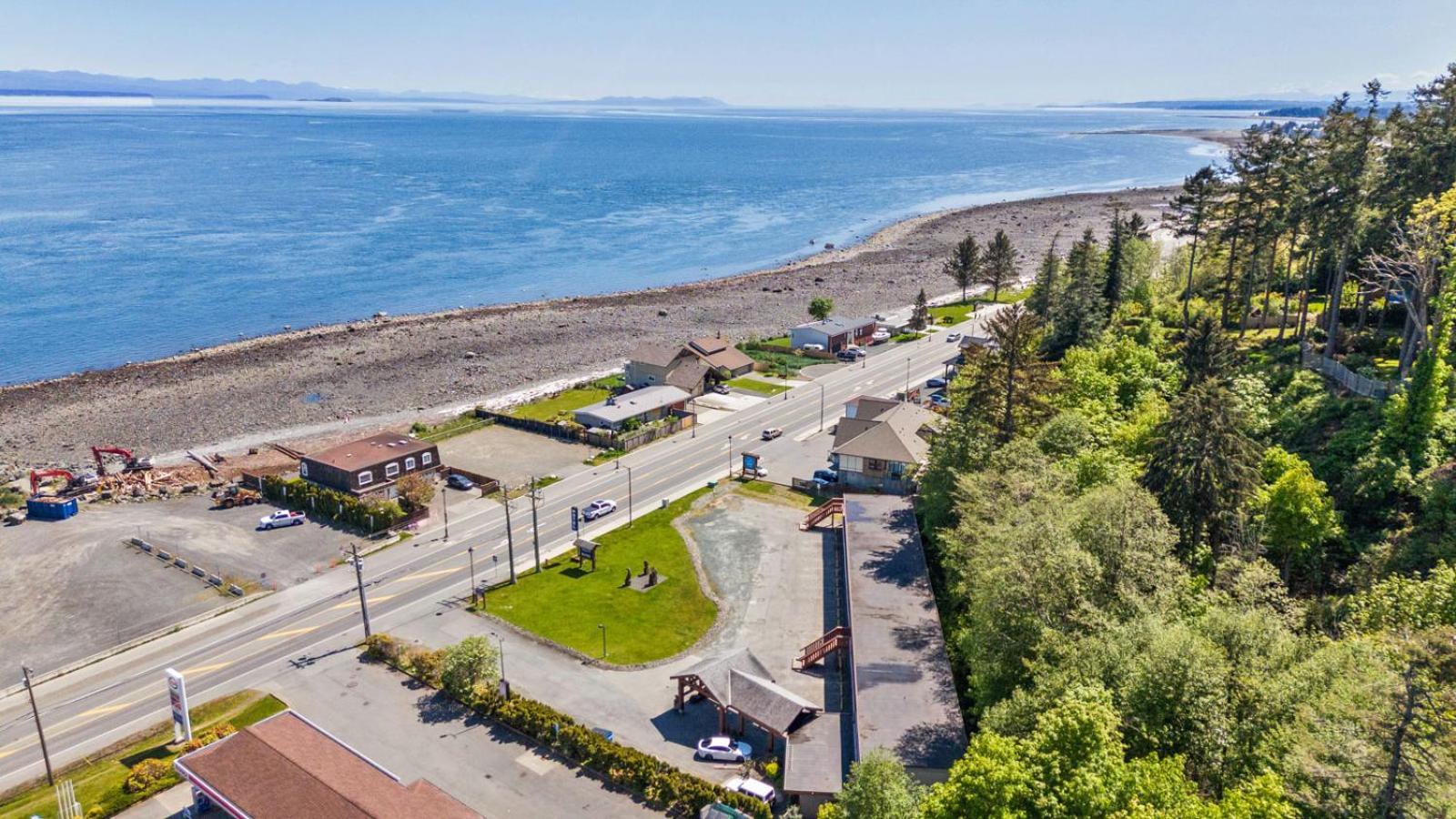 Big Rock Motel Campbell River Buitenkant foto