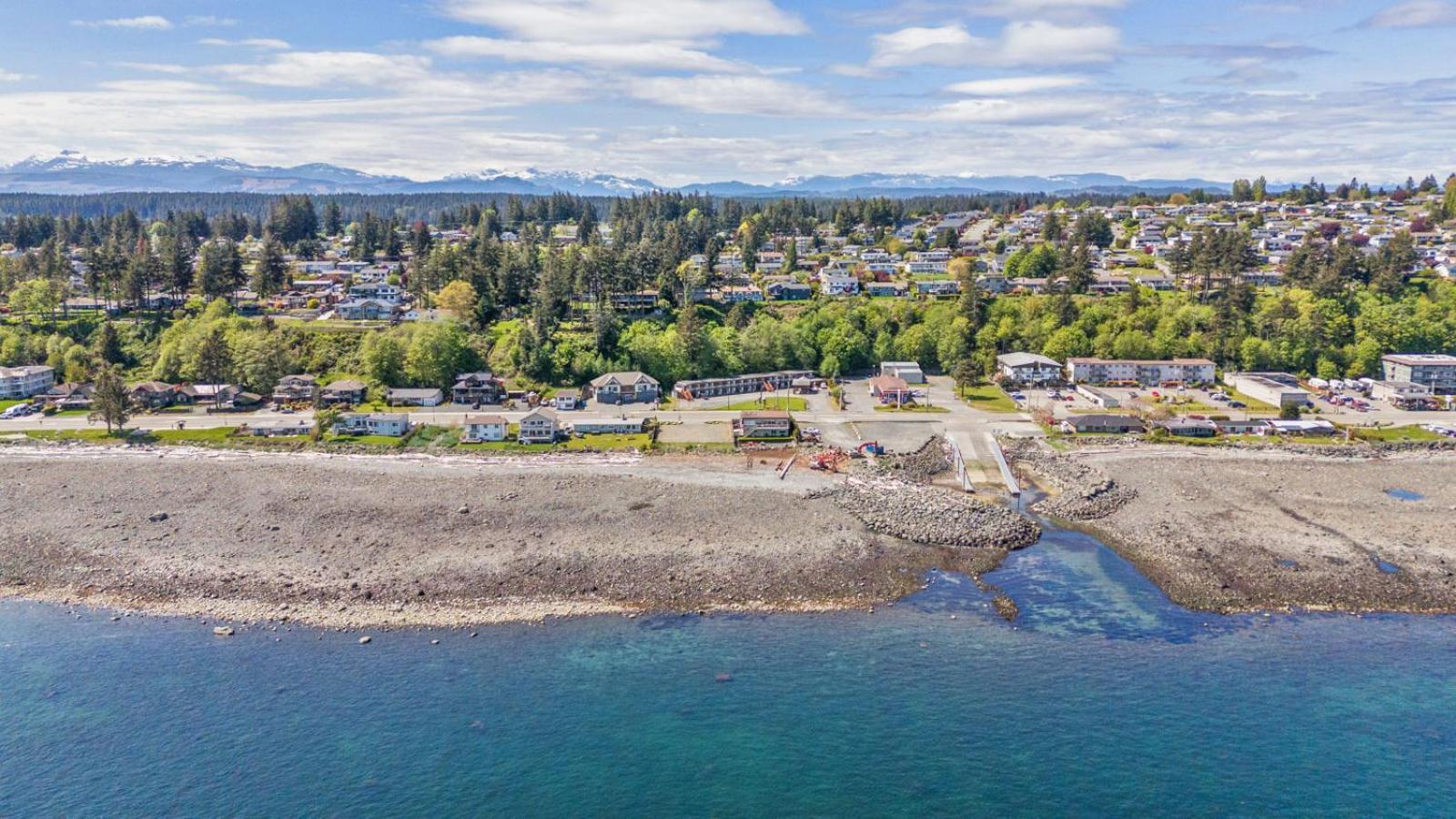 Big Rock Motel Campbell River Buitenkant foto