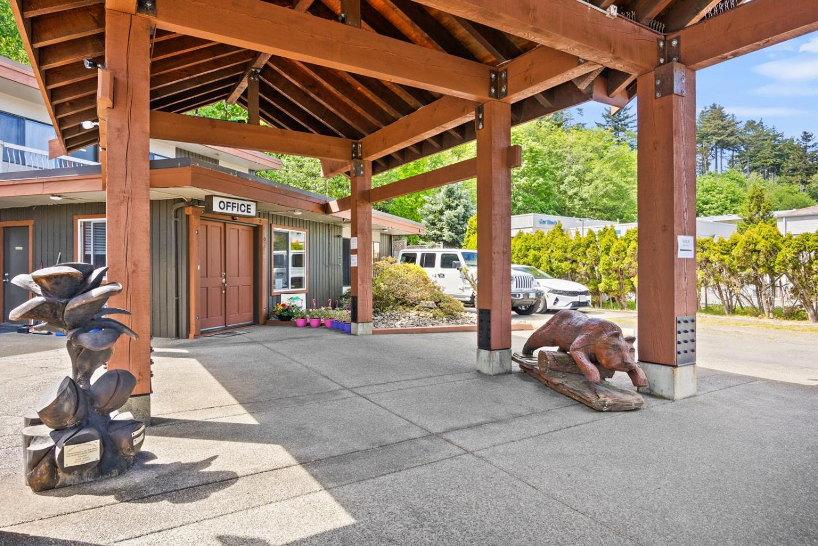 Big Rock Motel Campbell River Buitenkant foto